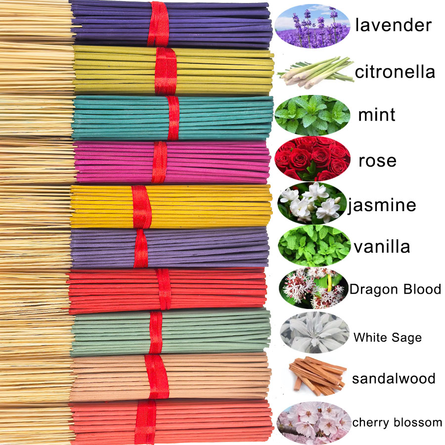 Home Fragrance Lemongrass - 7 Sets of 350/700 Incense Sticks,