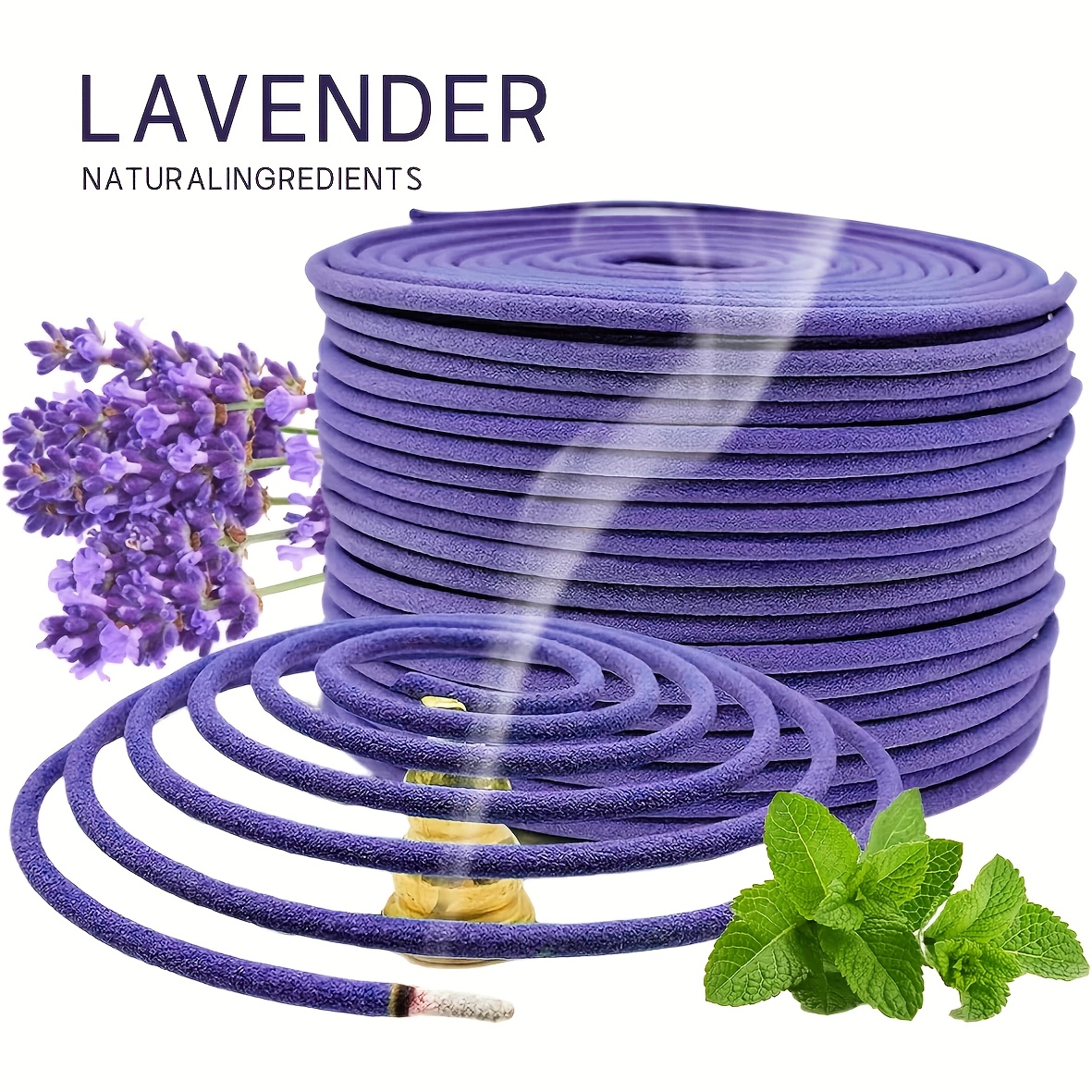 Home Fragrance Lemongrass - Lavender Lemongrass Aromatherapy Coils Fragrance for