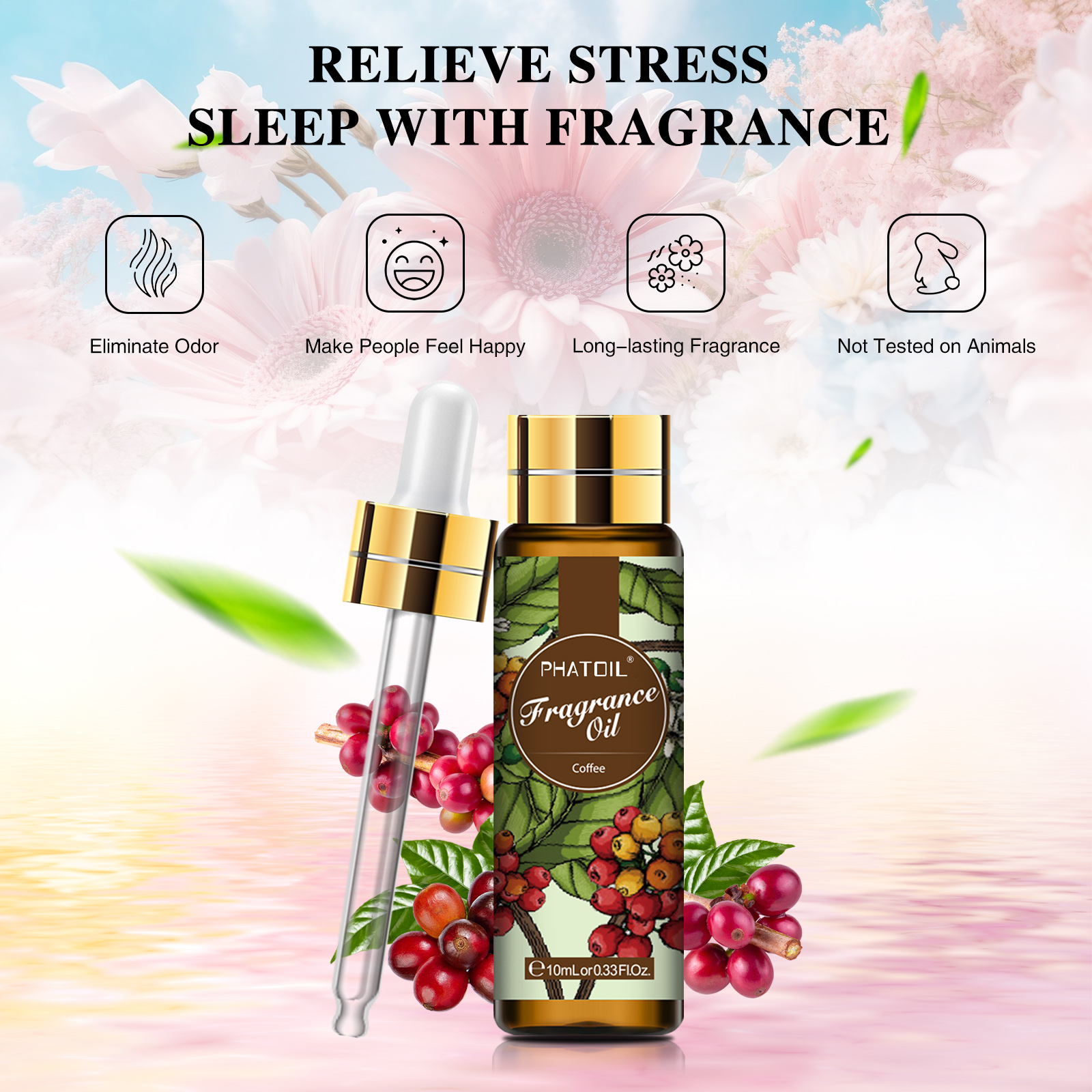 10ml with Dropper Coffee Sea B - Home Fragrance Fresh Linen のレビューと価格