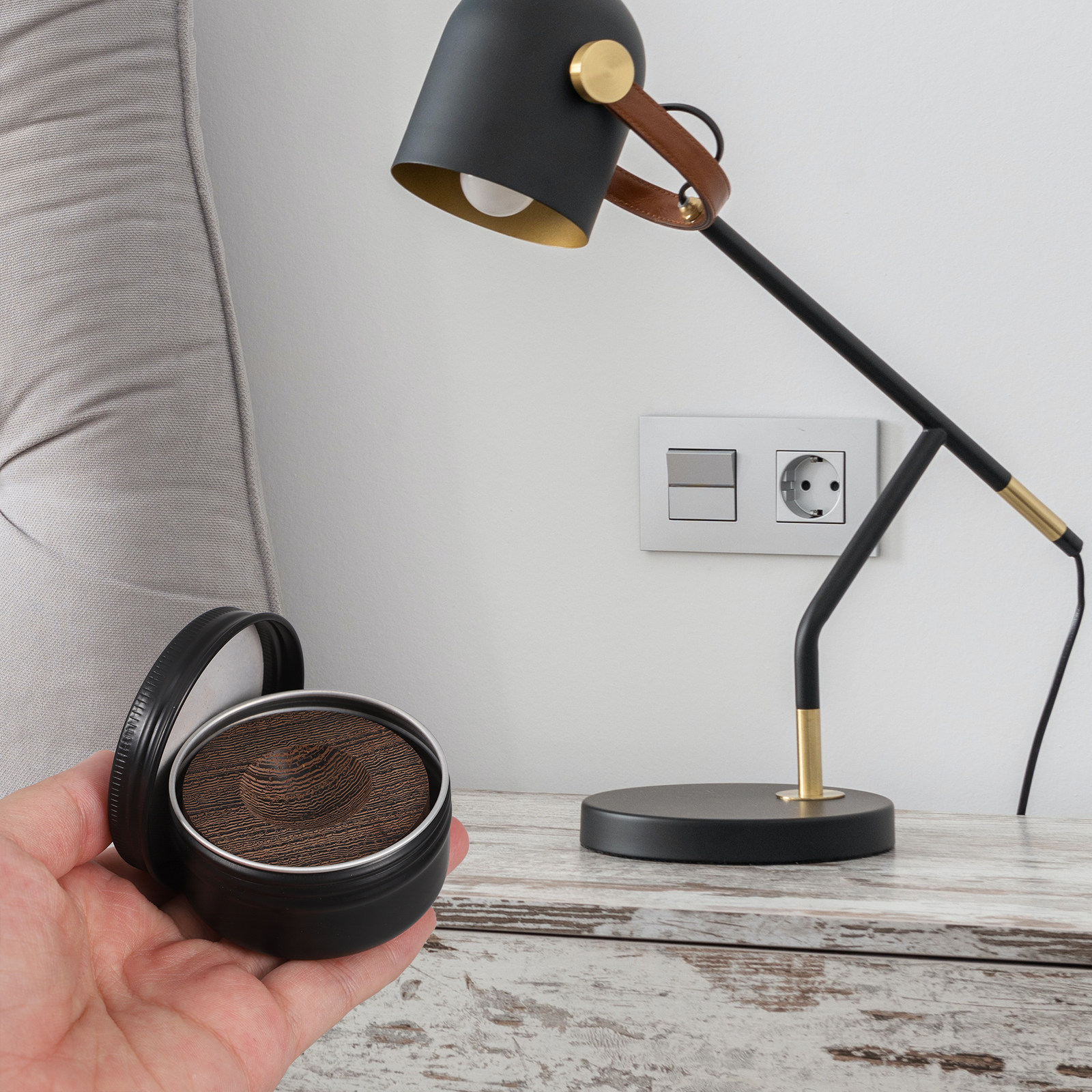 Wood Essential Oil Diffuser Sm - Home Fragrance Leather Diffuser のレビューと価格