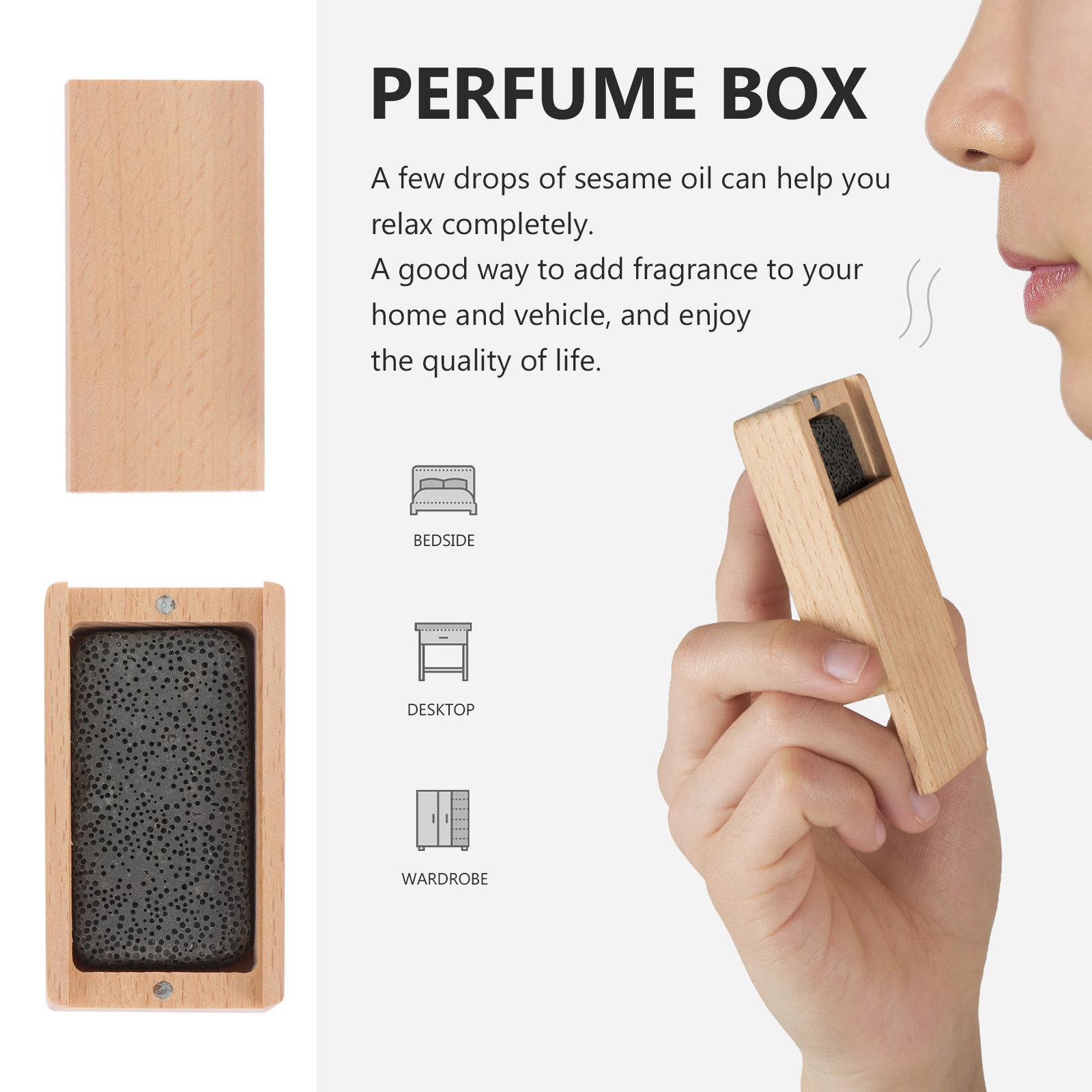1set Premium Wooden Aroma For  - Home Fragrance Leather Diffuser のレビューと価格