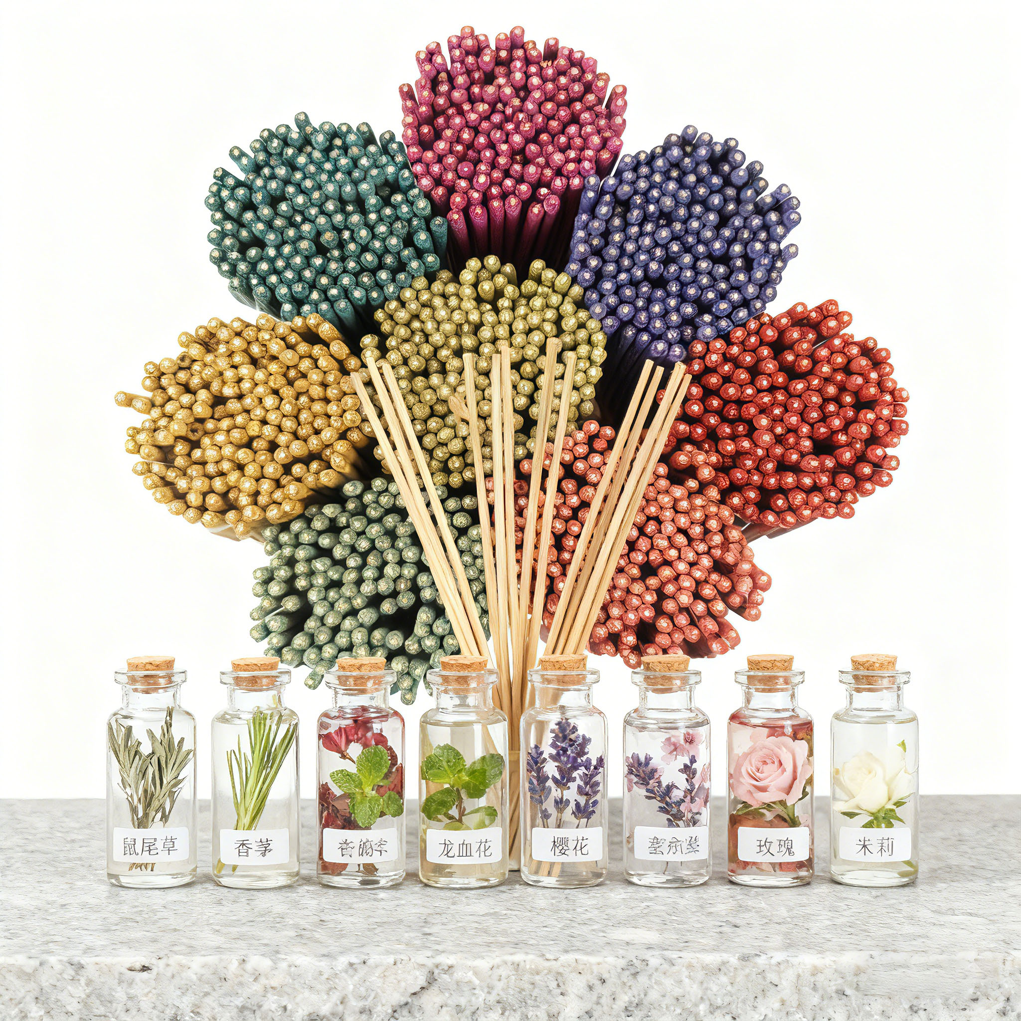 8 Sets of High-Quality 208-Pie - Home Fragrance Lemongrass のレビューと価格