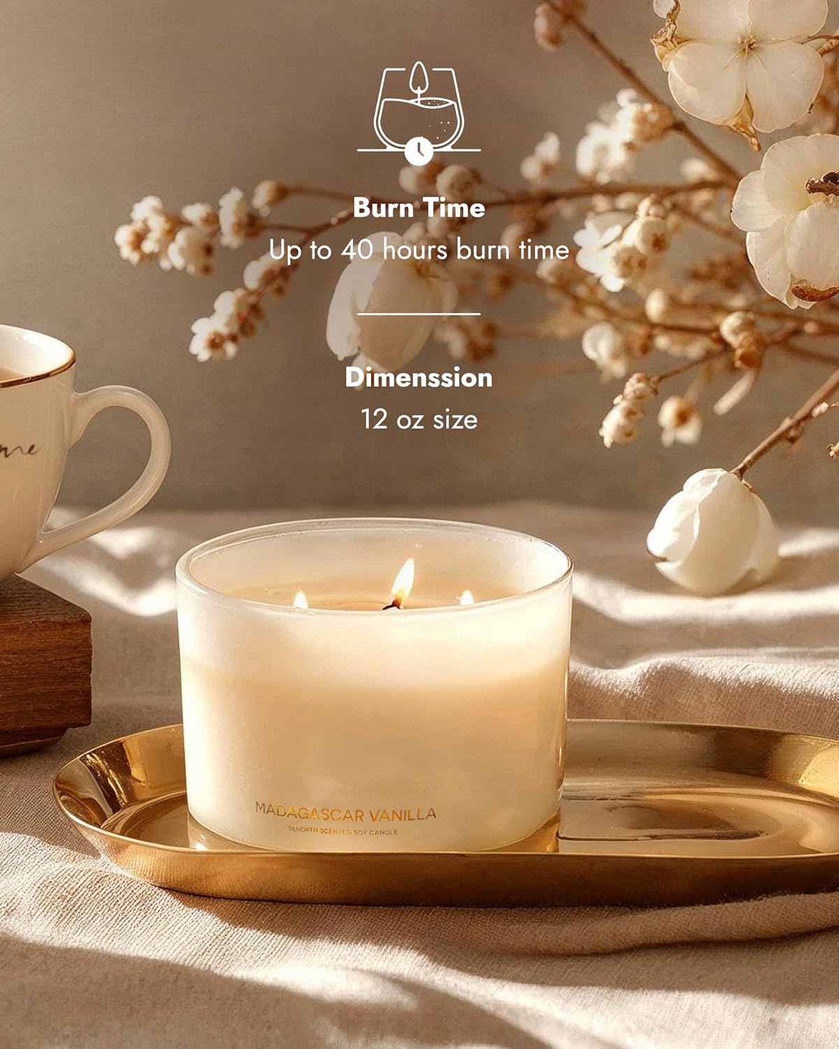 Luxury Vanilla Soy Candle, Lar - Home Fragrance Products のレビューと価格