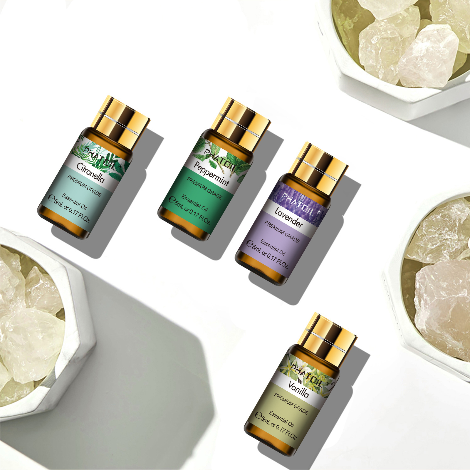 PHATOIL 15 Bottles Essential O - Home Fragrance Lemongrass のレビューと価格