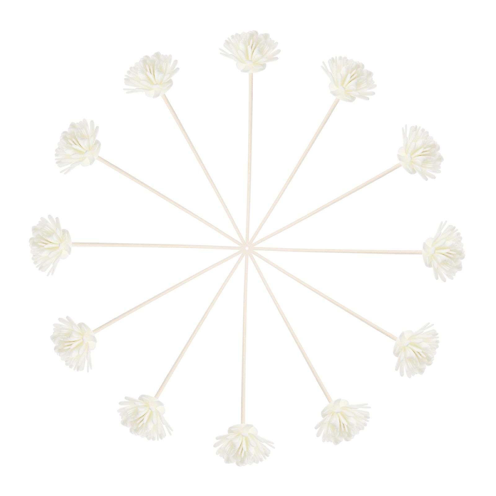 12Pcs Chrysanthemum Style Arom - Home Fragrance Leather Diffuser のレビューと価格
