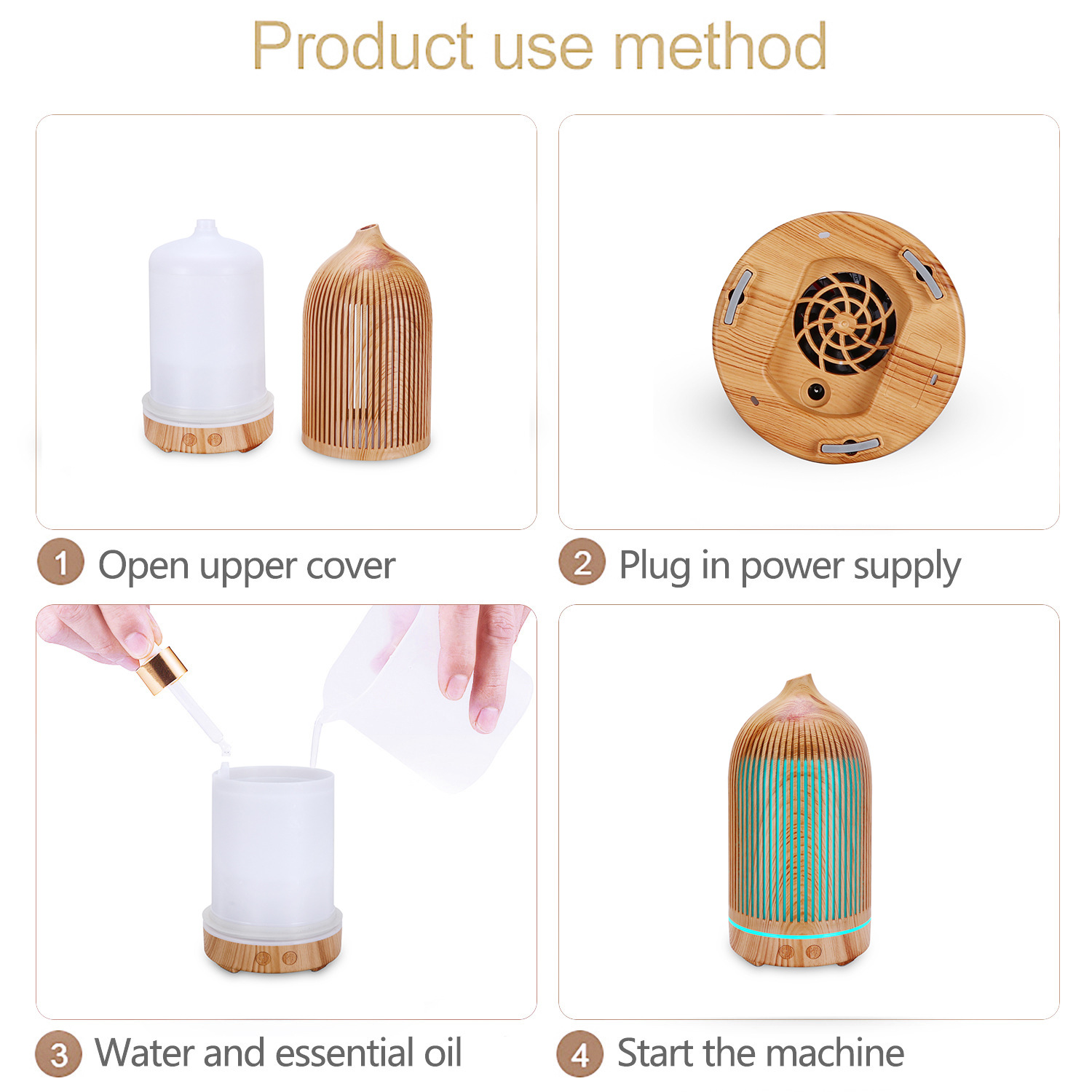Aromatherapy Diffuser,200ml Va - Home Fragrance Piano のレビューと価格