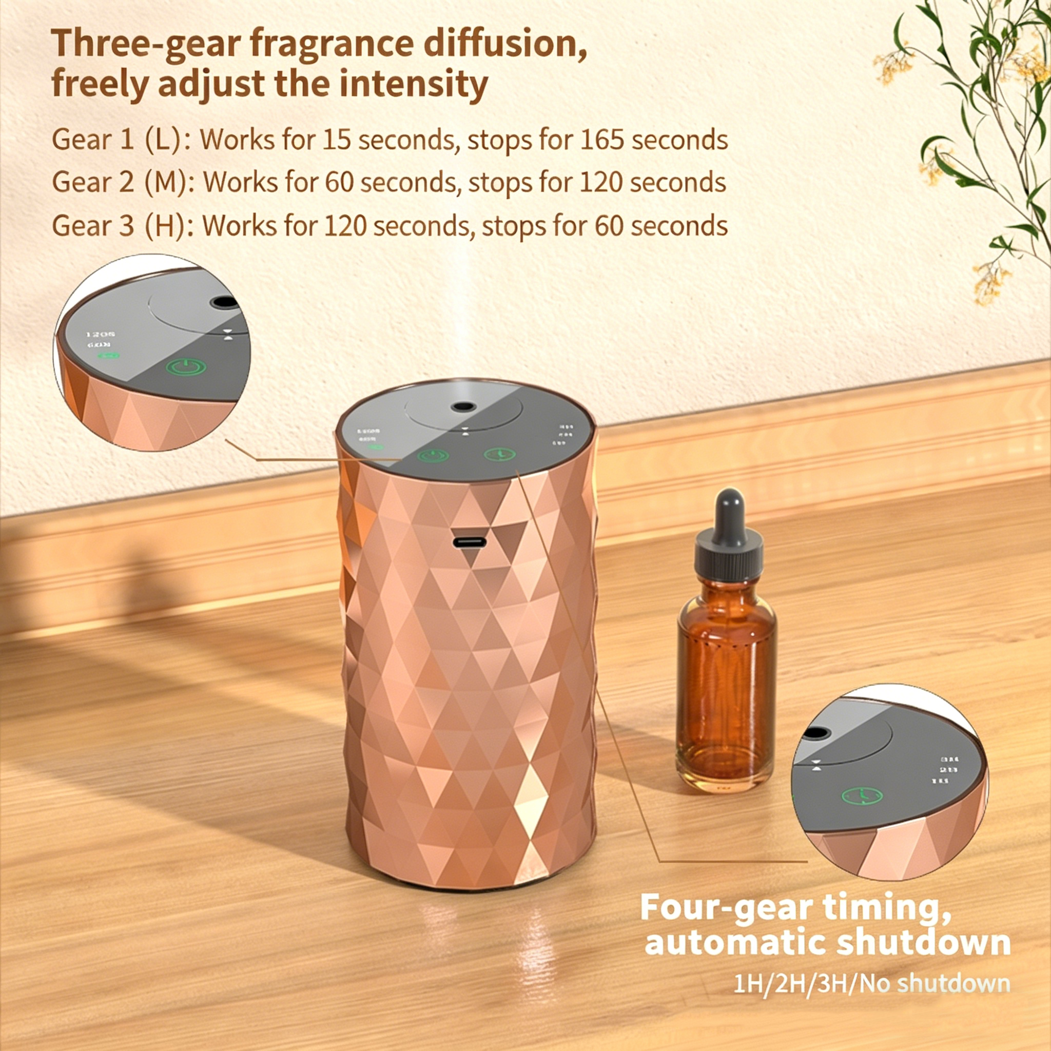 Aluminum Alloy Car Aroma Diffu - Home Fragrance Automatic Spray のレビューと価格